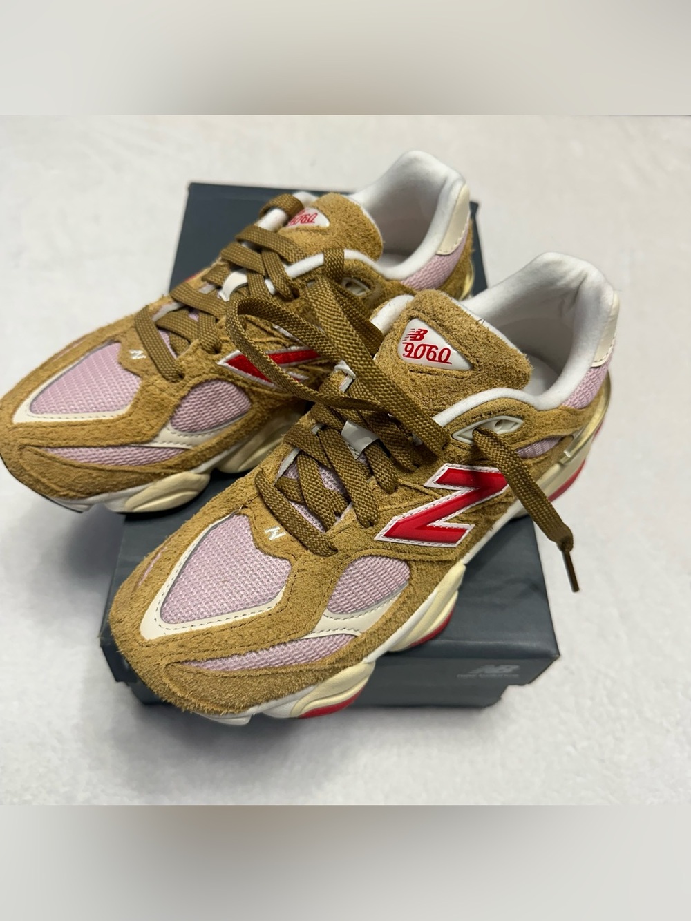 New Balance 9060 True Red NEW Youth Size 4